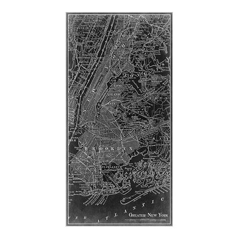 NYC Map I Black image
