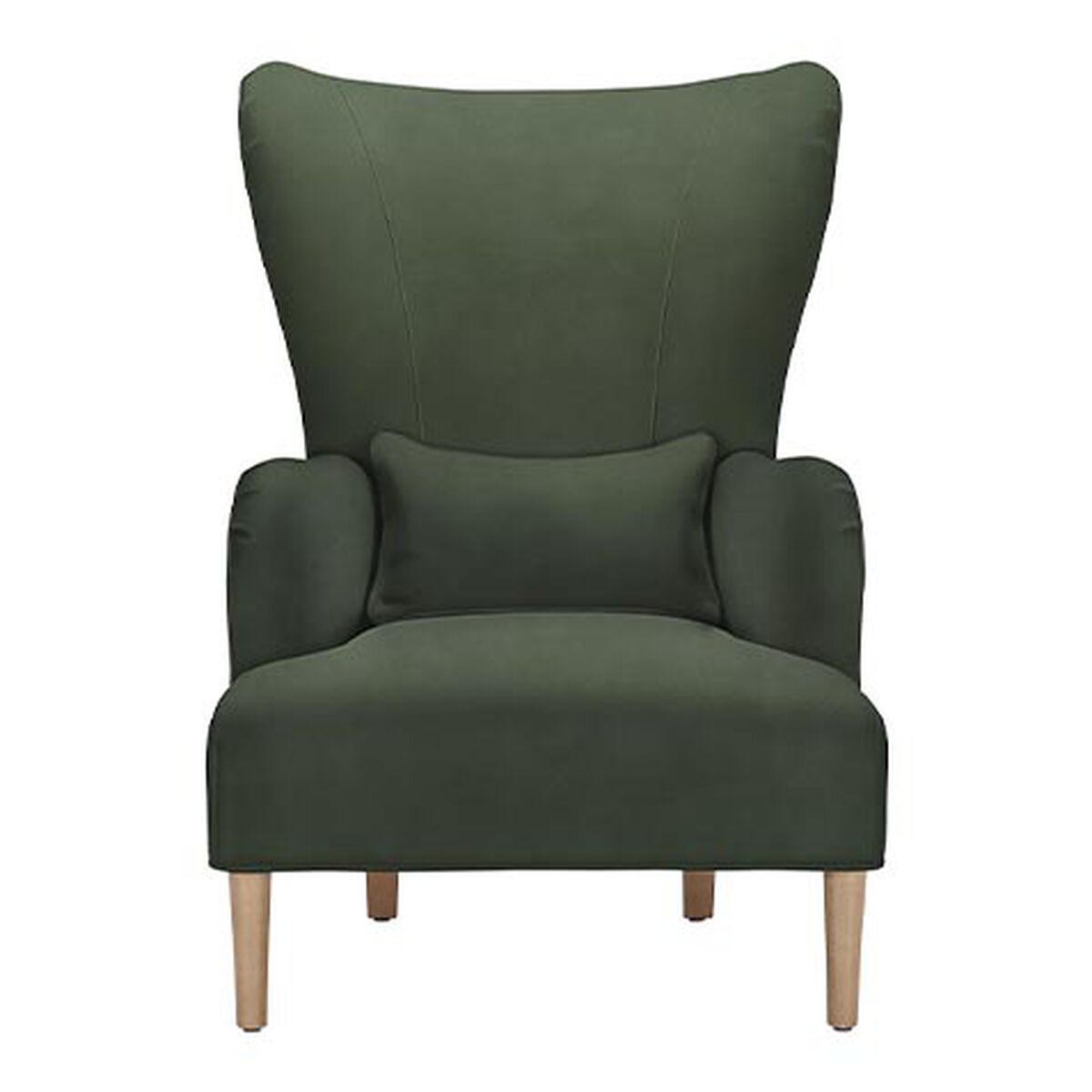Alarik Modern Leather Wing Chair