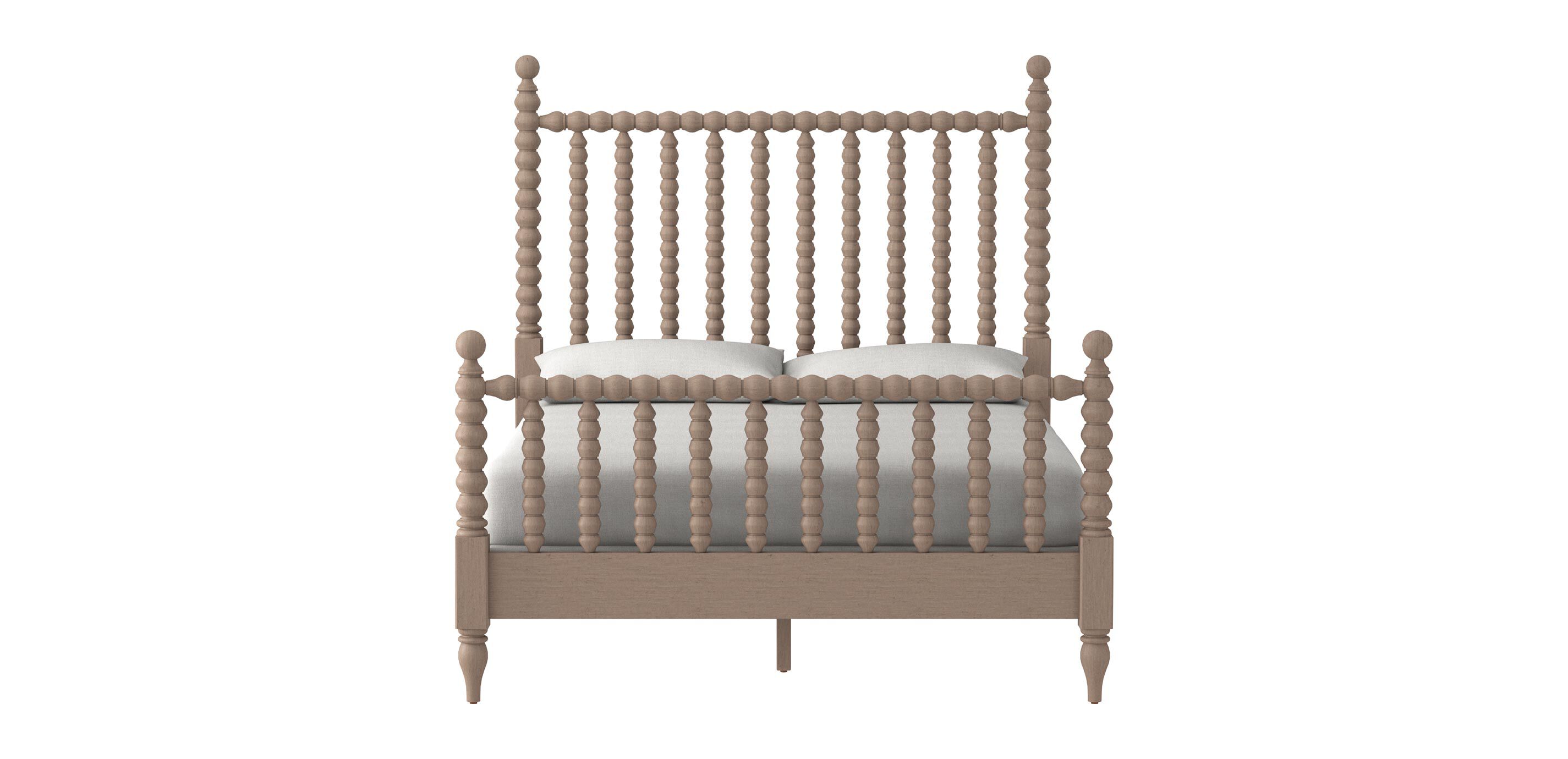 Burke Bed with Tall Footboard | Wooden Spindle Bed | Ethan Allen