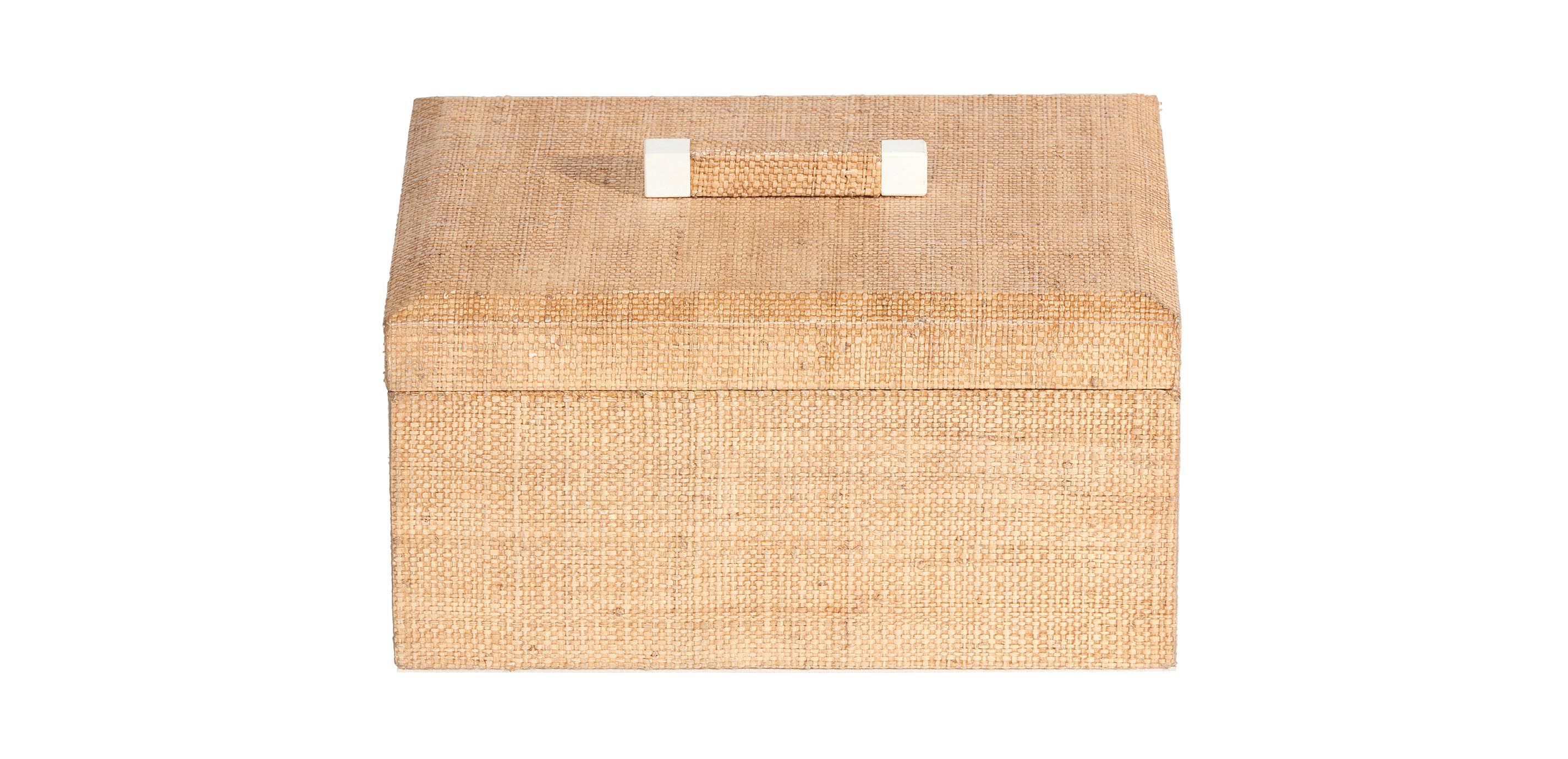 Rectangular Raffia Box
