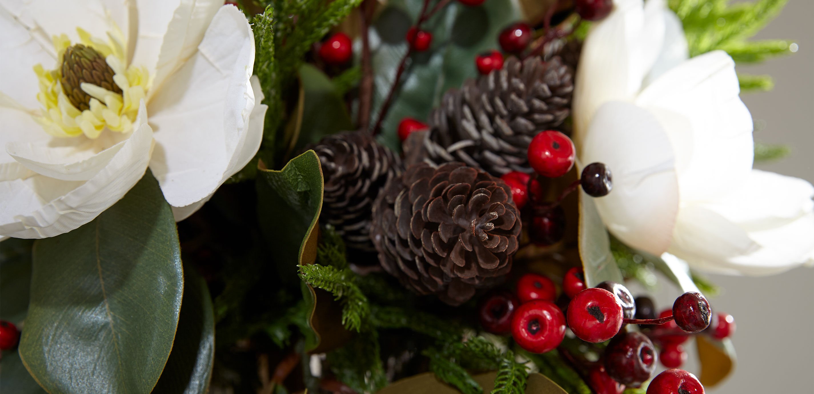 Magnolia Tall Winter Centerpiece_2