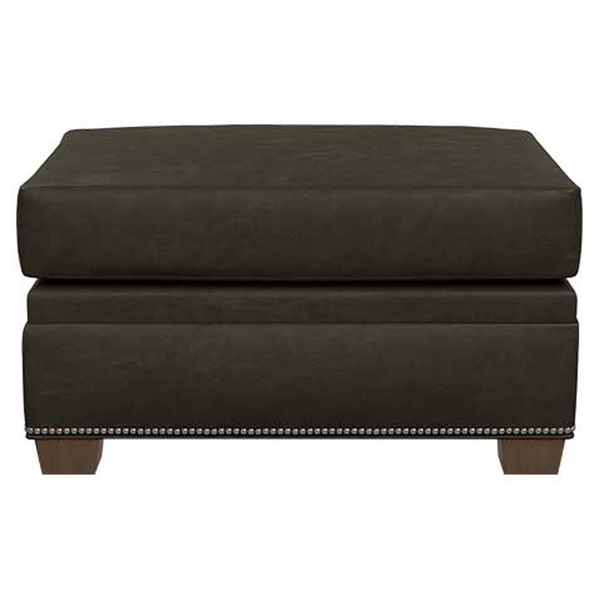 Conor Leather Ottoman