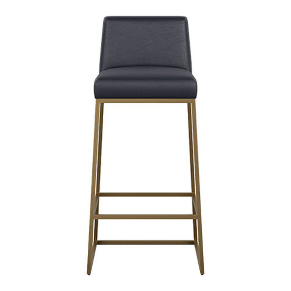 Jewel Metal Base Leather Barstool