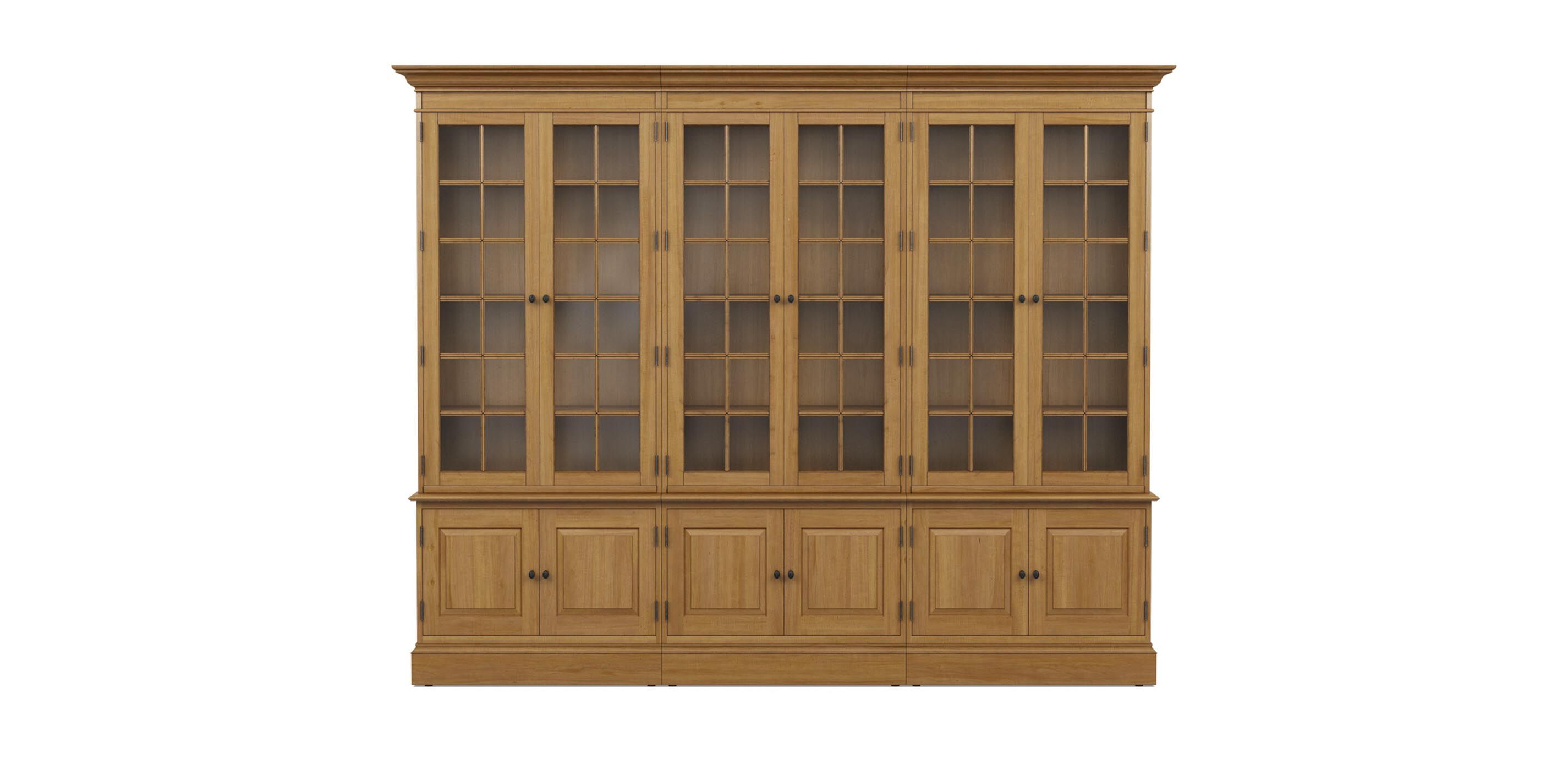 Villa Triple Library Bookcase