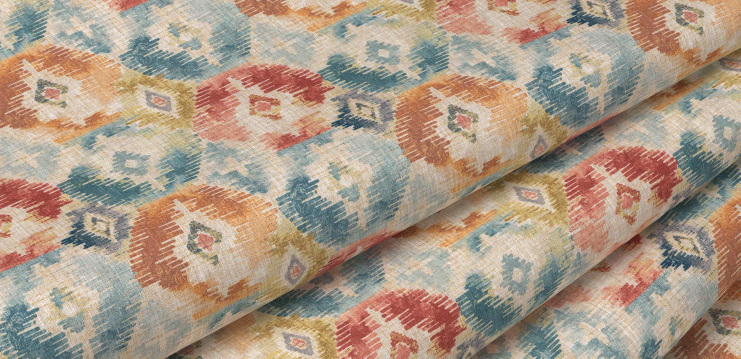 Frontera Teal Fabric By the Yard_1