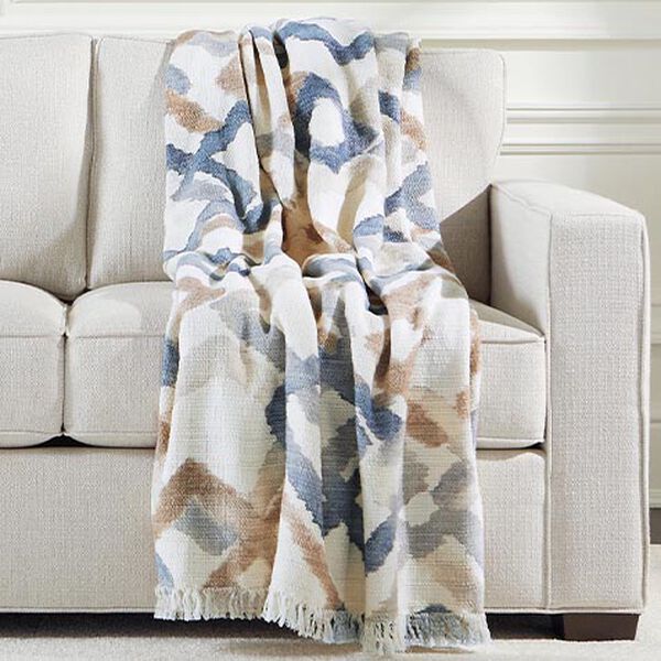 Geo Multi Cotton Throw