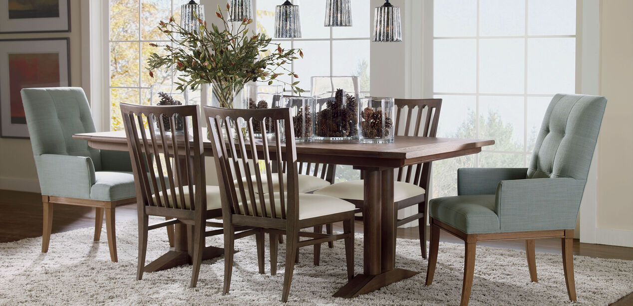 sayer dining table  dining tables  ethan allen