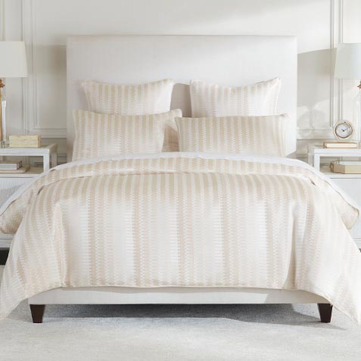 Checkerboard Jacquard Duvet Cover Set