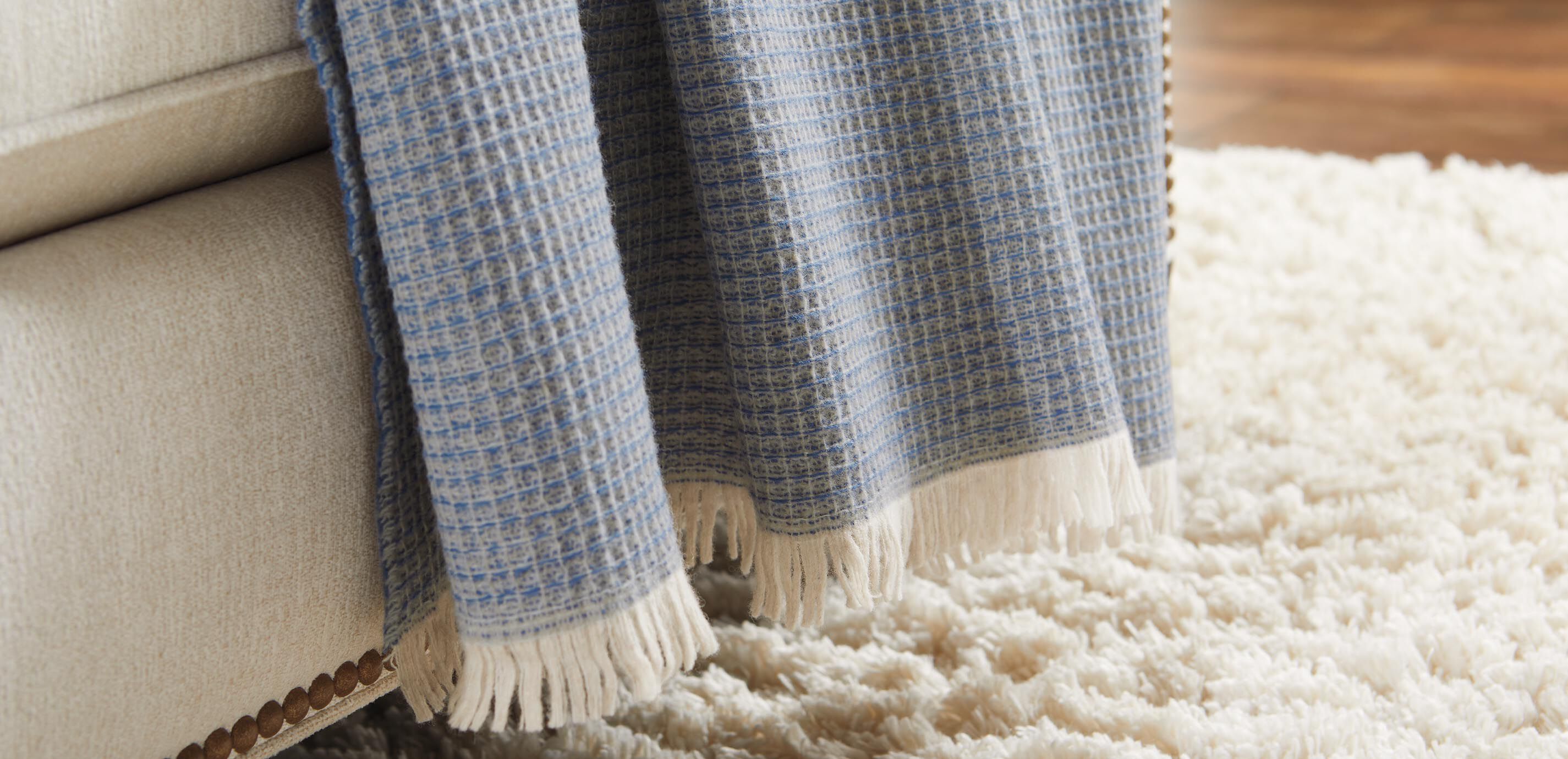 Rossi Waffle-Knit Wool Throw_2