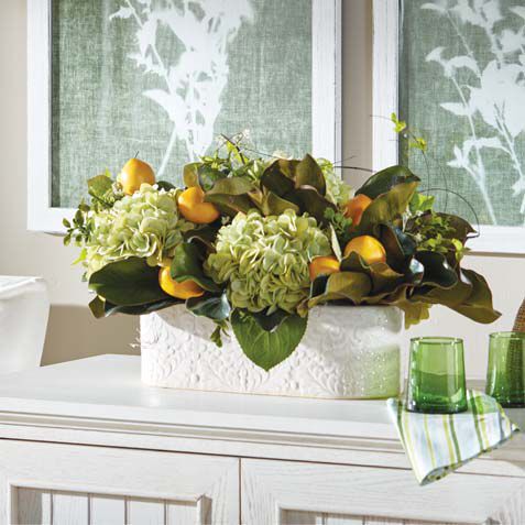 Hydrangeas and Lemons in Pot Product Tile Hover Image 443728