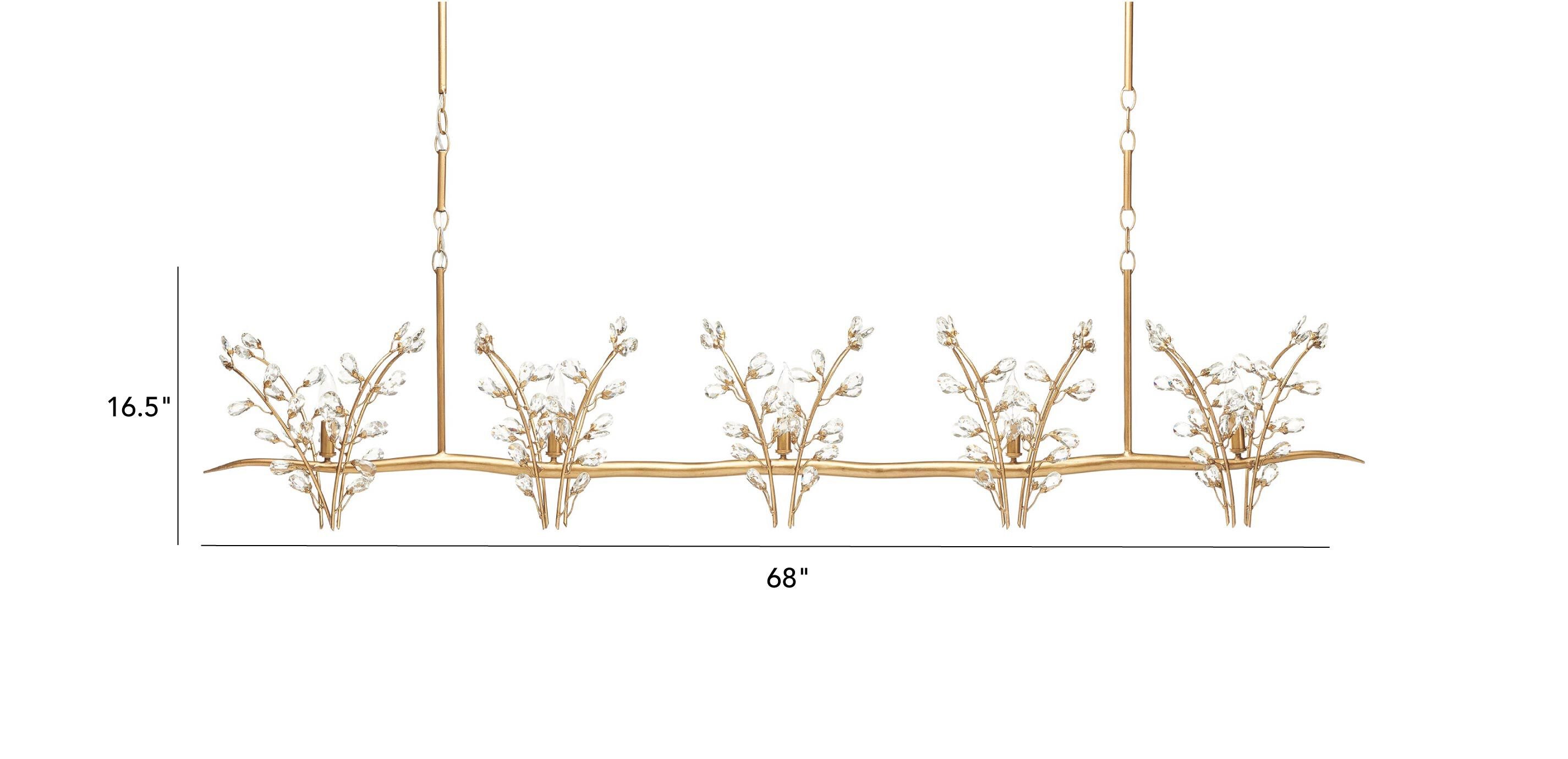 Clara Linear Crystal Chandelier_2