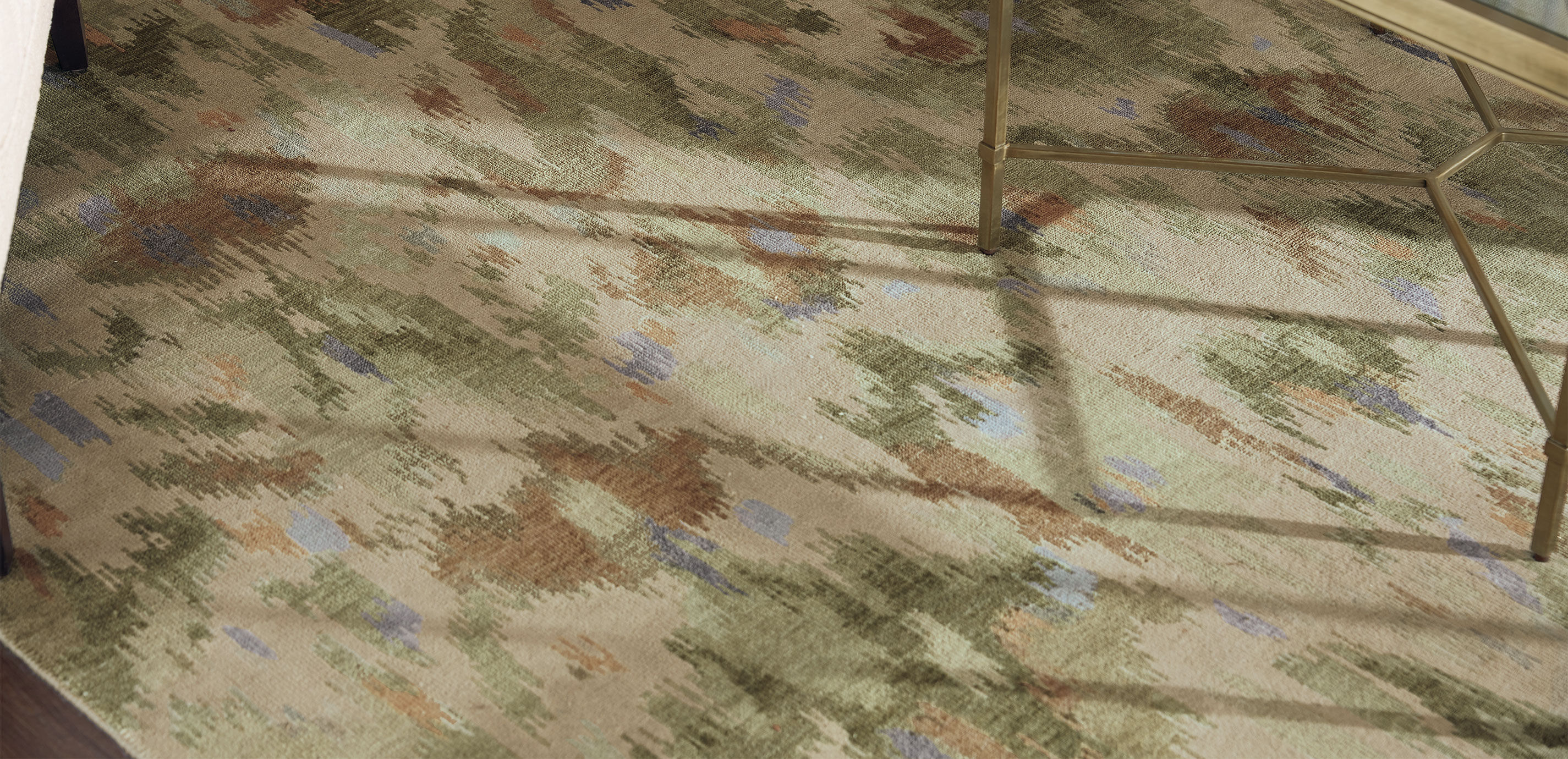 Nouveau Green Ikat Rug_9