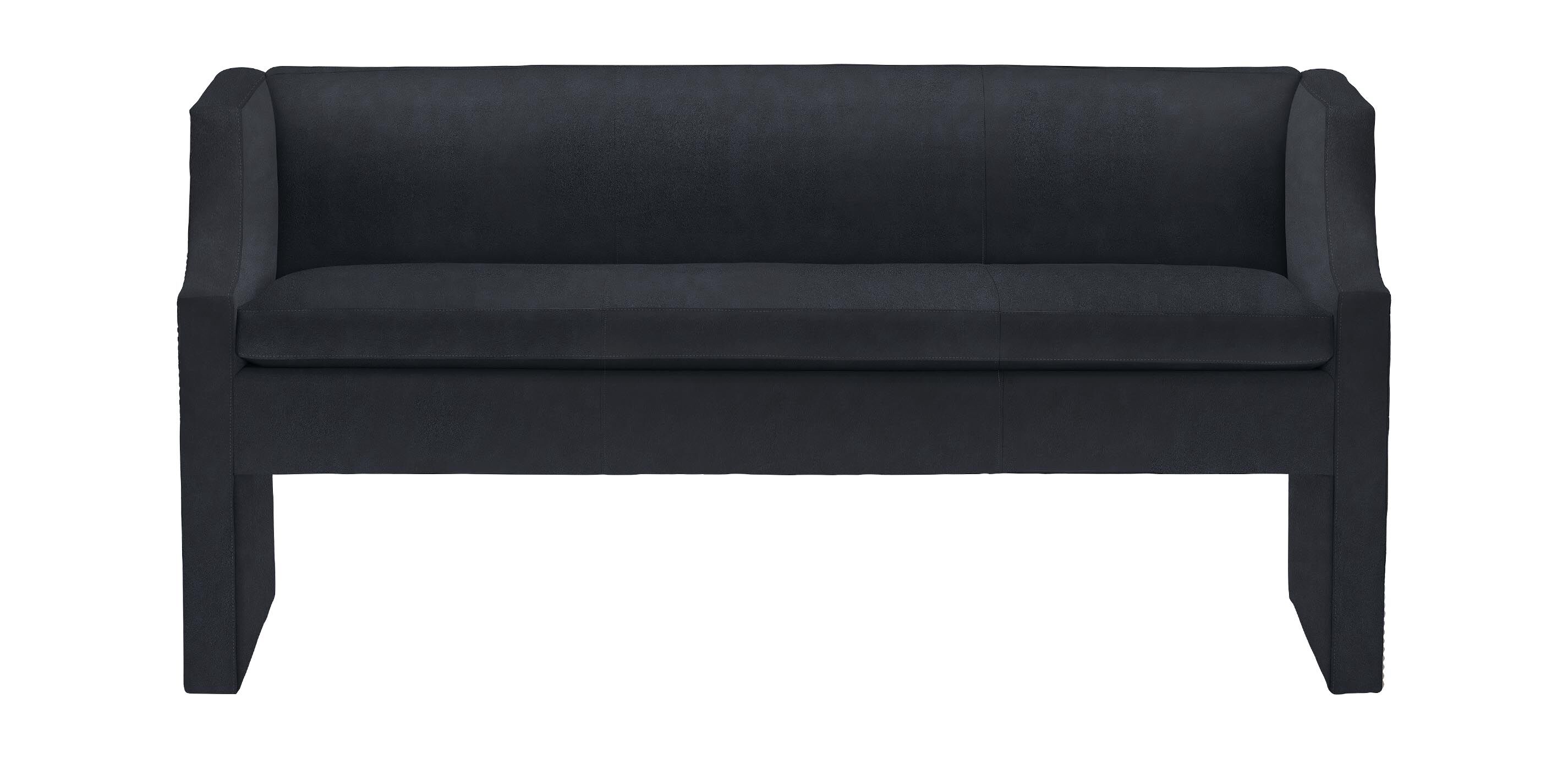Samira Fully Upholstered Leather Bench