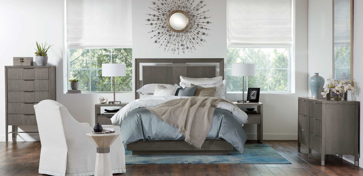 Silver Toned Soleil Mirror Mirrors Ethan Allen