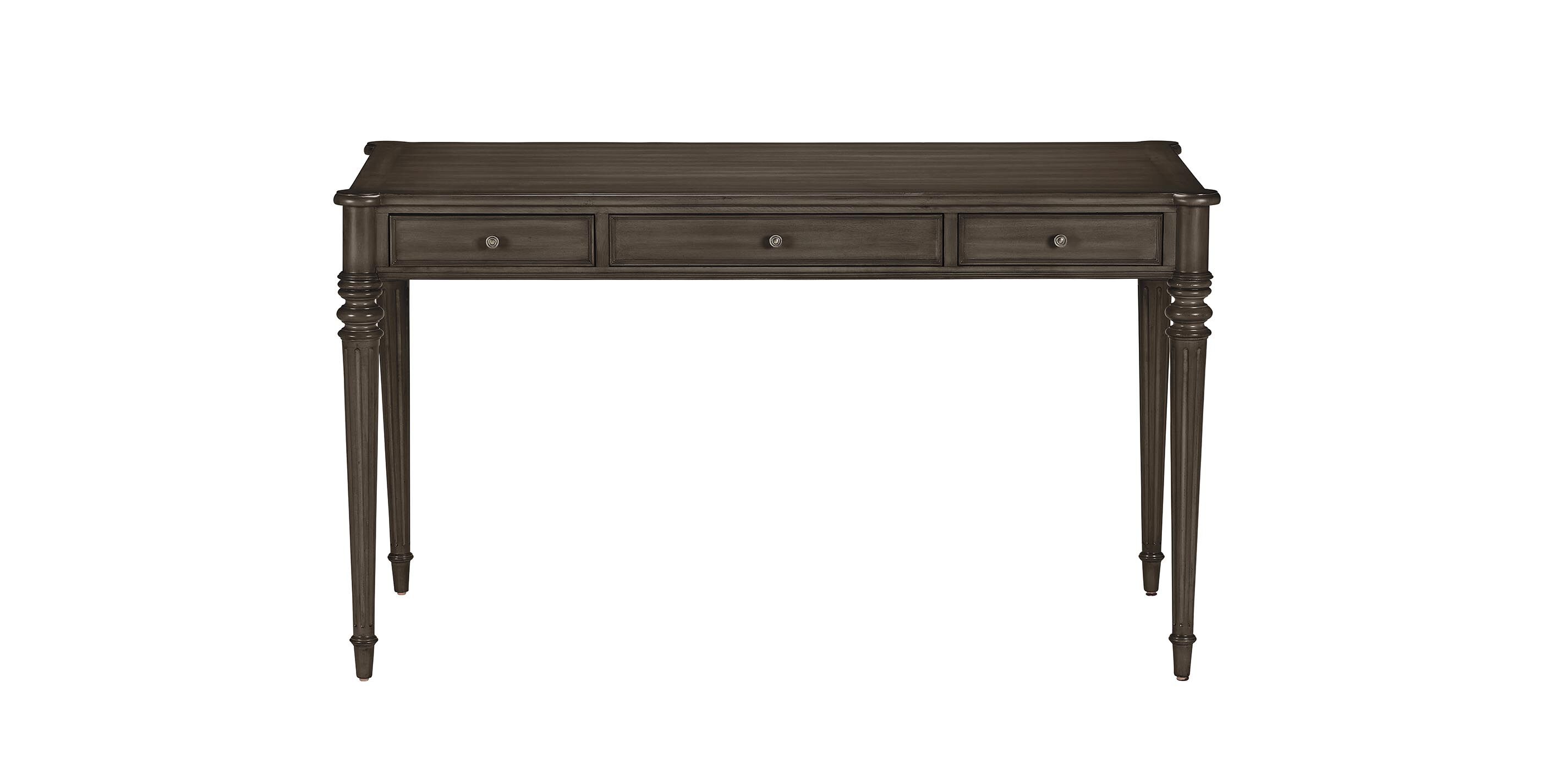 Custom Turret-Corner Home Office Desk