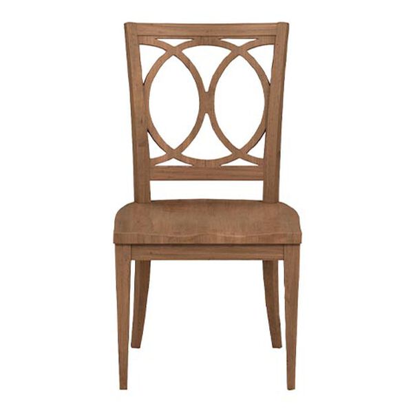 Cyra Dining Side Chair, Wood Seat