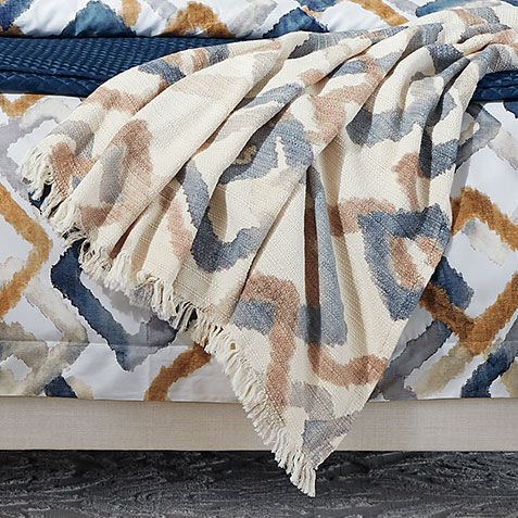 Geo Multi Cotton Throw Product Tile Hover Image 032430