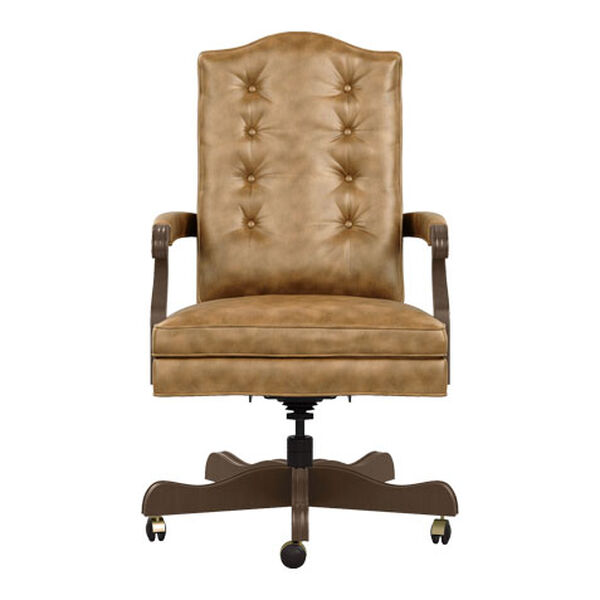 Harvard Leather Desk Chair