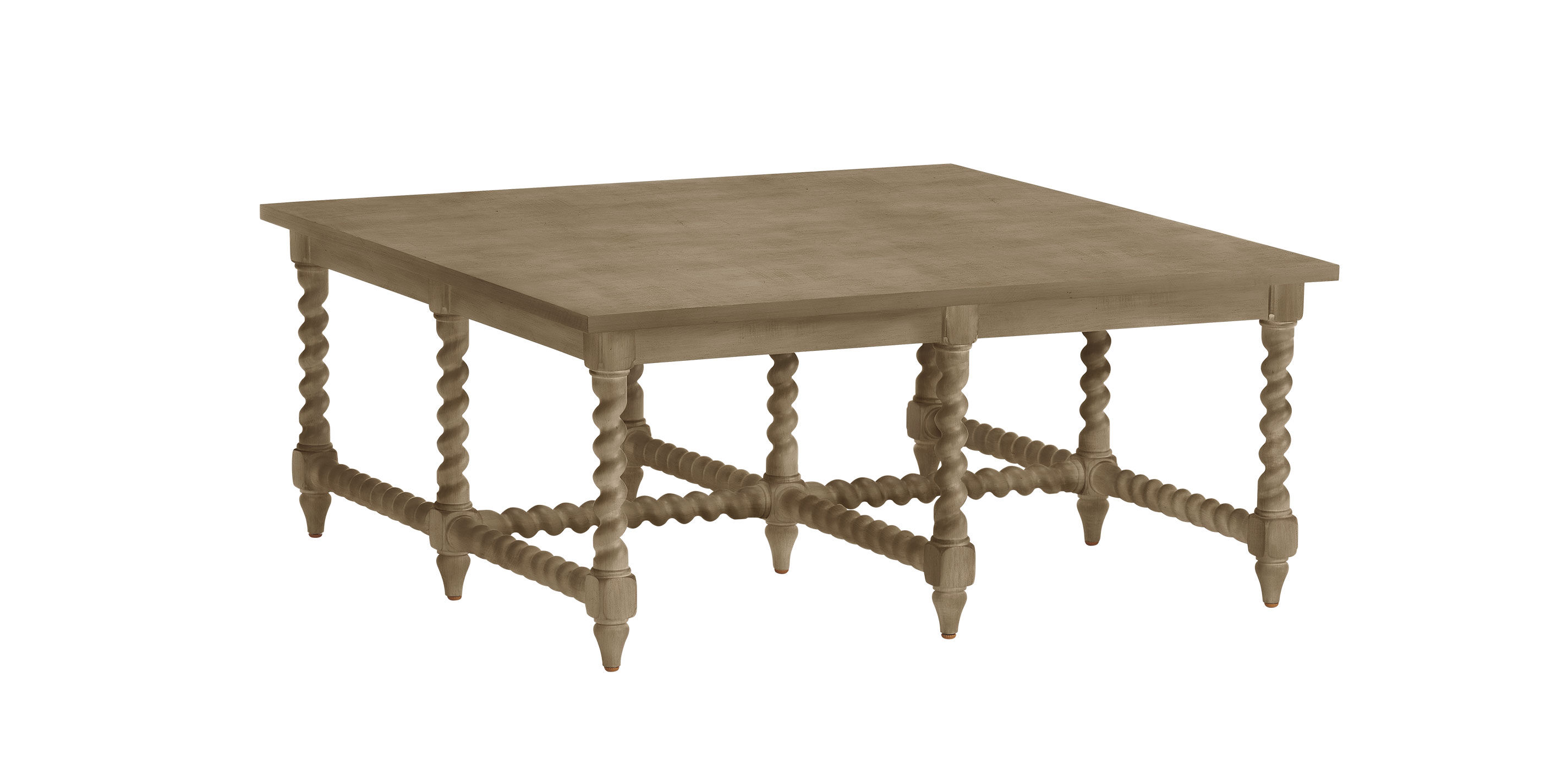 Madalynn Square Barley Twist Coffee Table_2