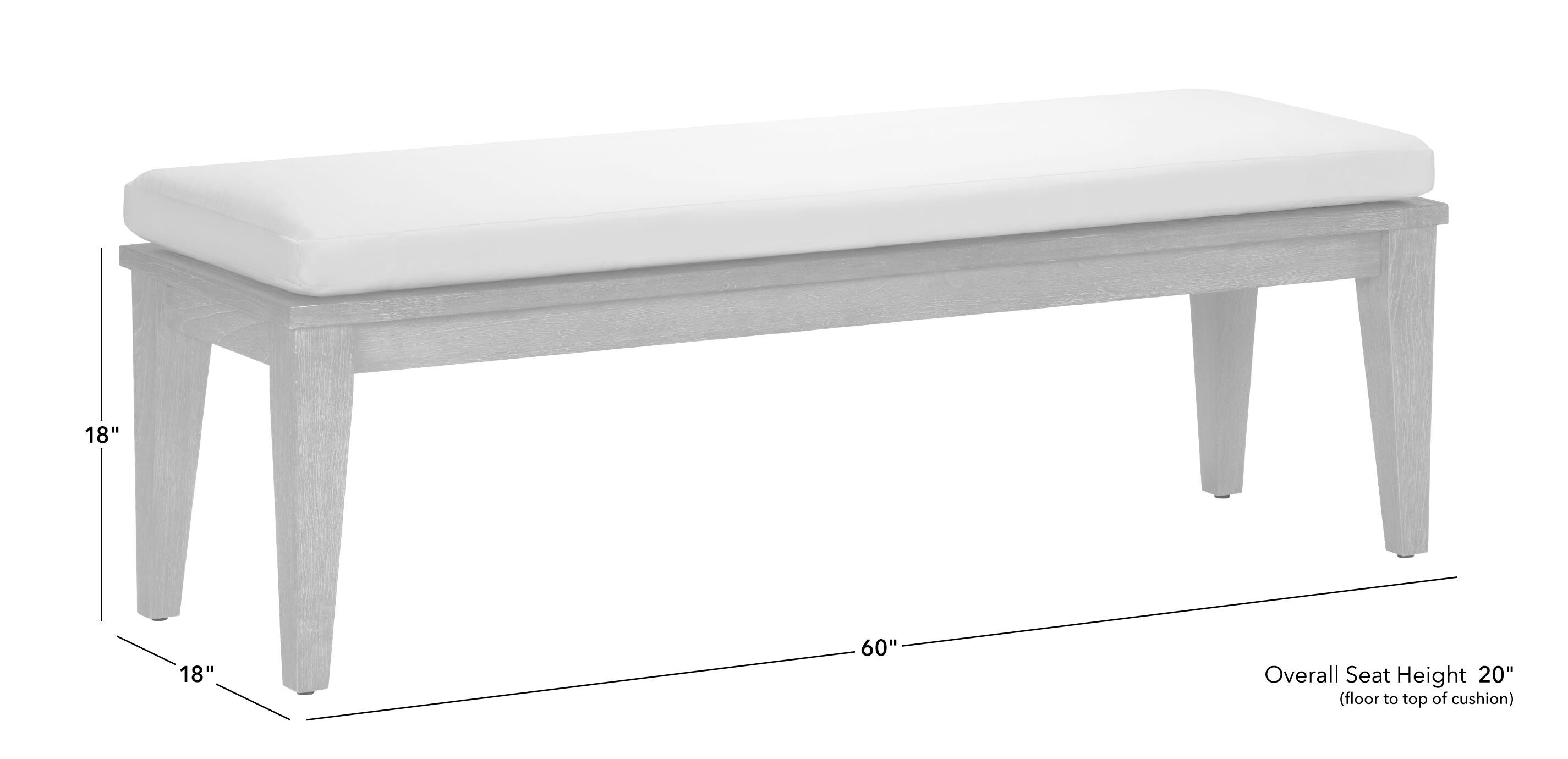 Bridgewater Cove Teak Dining Bench_1