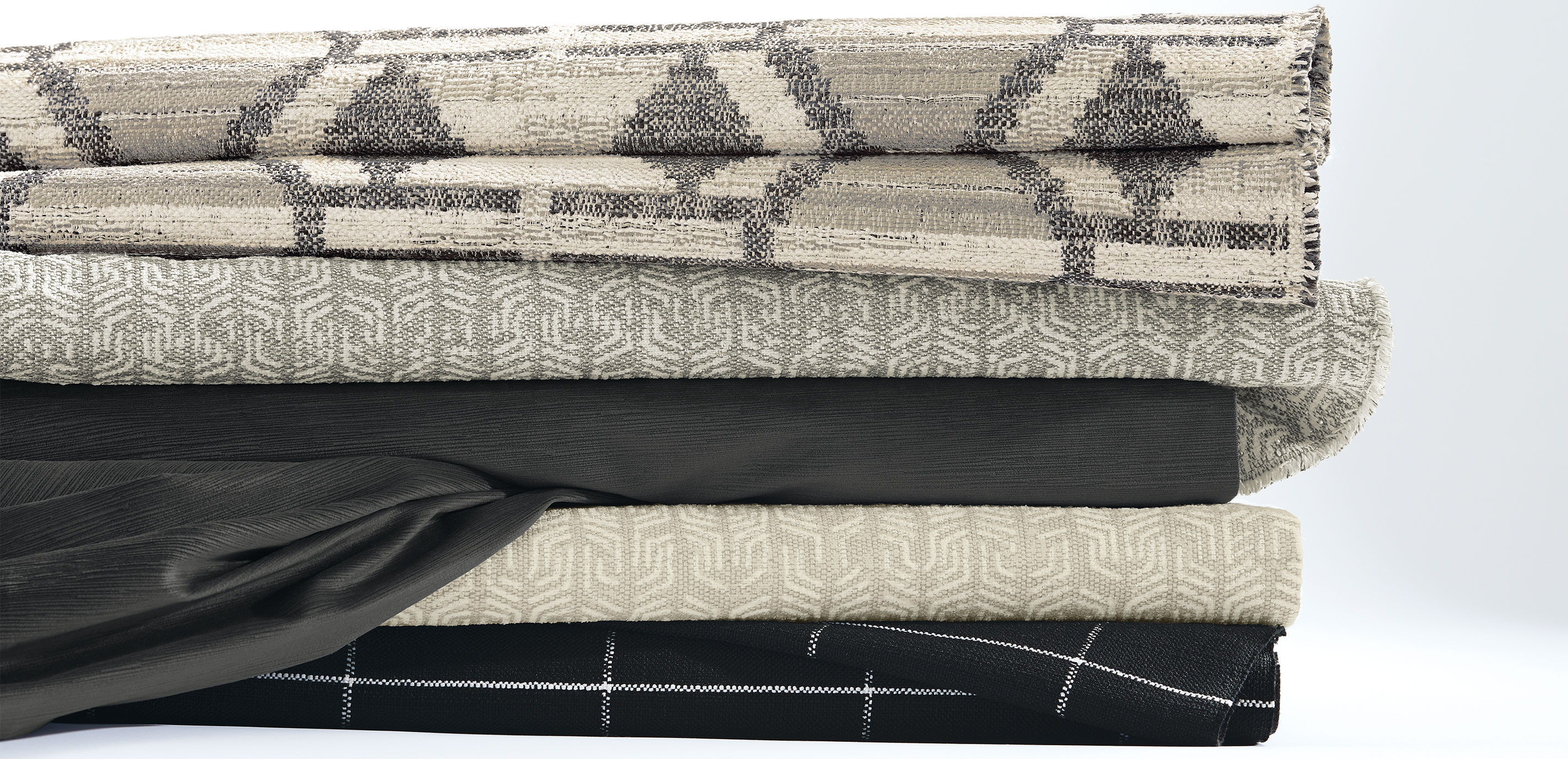 Rimini Charcoal Fabric By the Yard_2