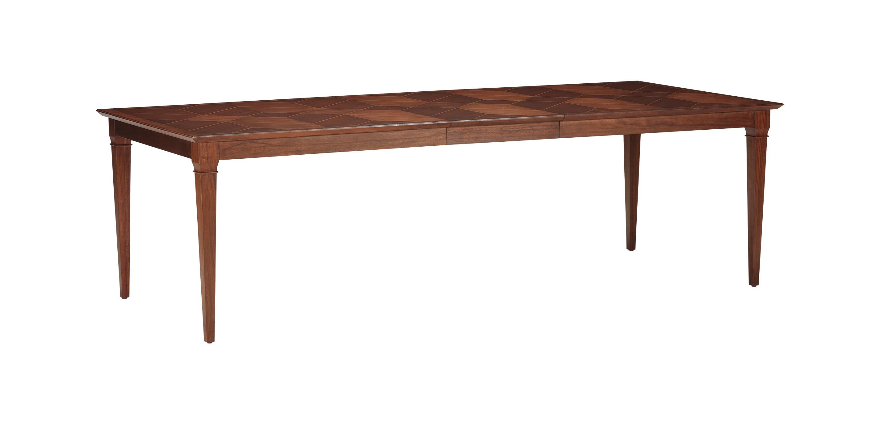 Andie Dining Table Marquetry Patterned Top Ethan Allen