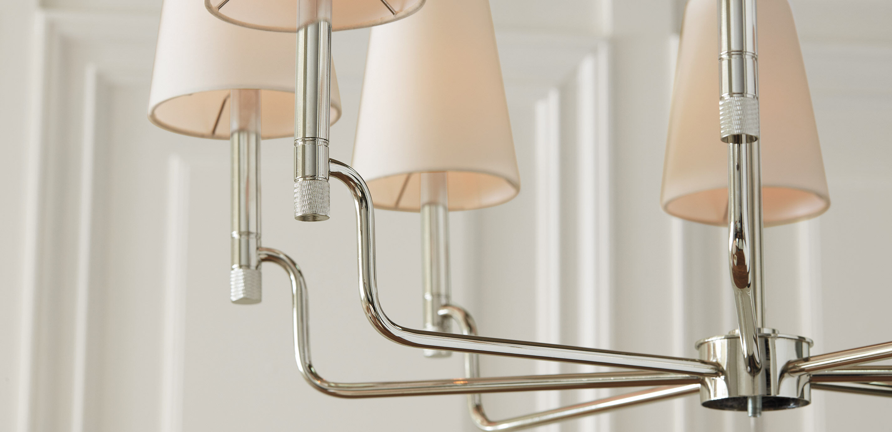 Turnbull Small Chandelier, Polished Nickel_5