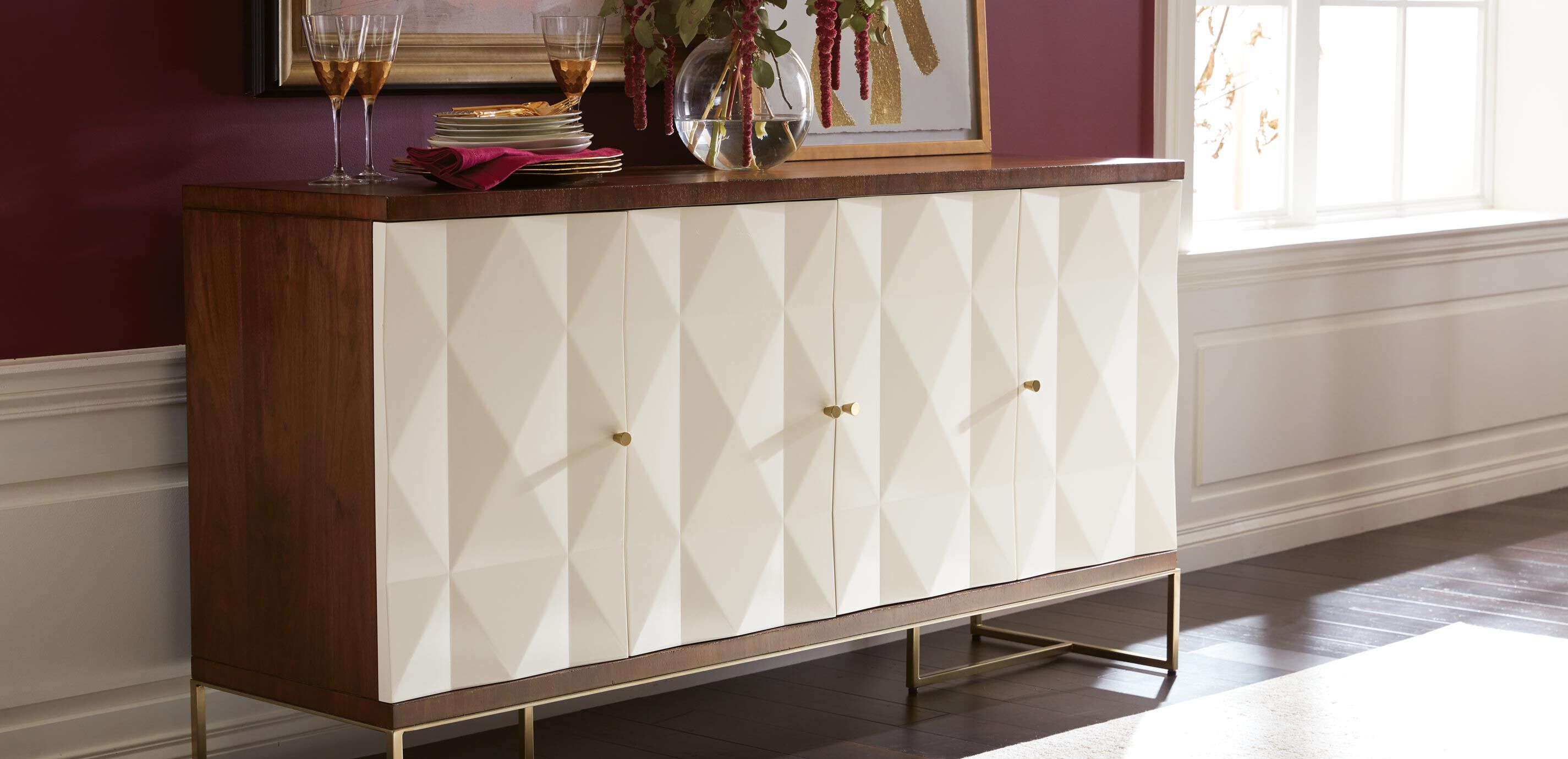 Ethan allen media shop console