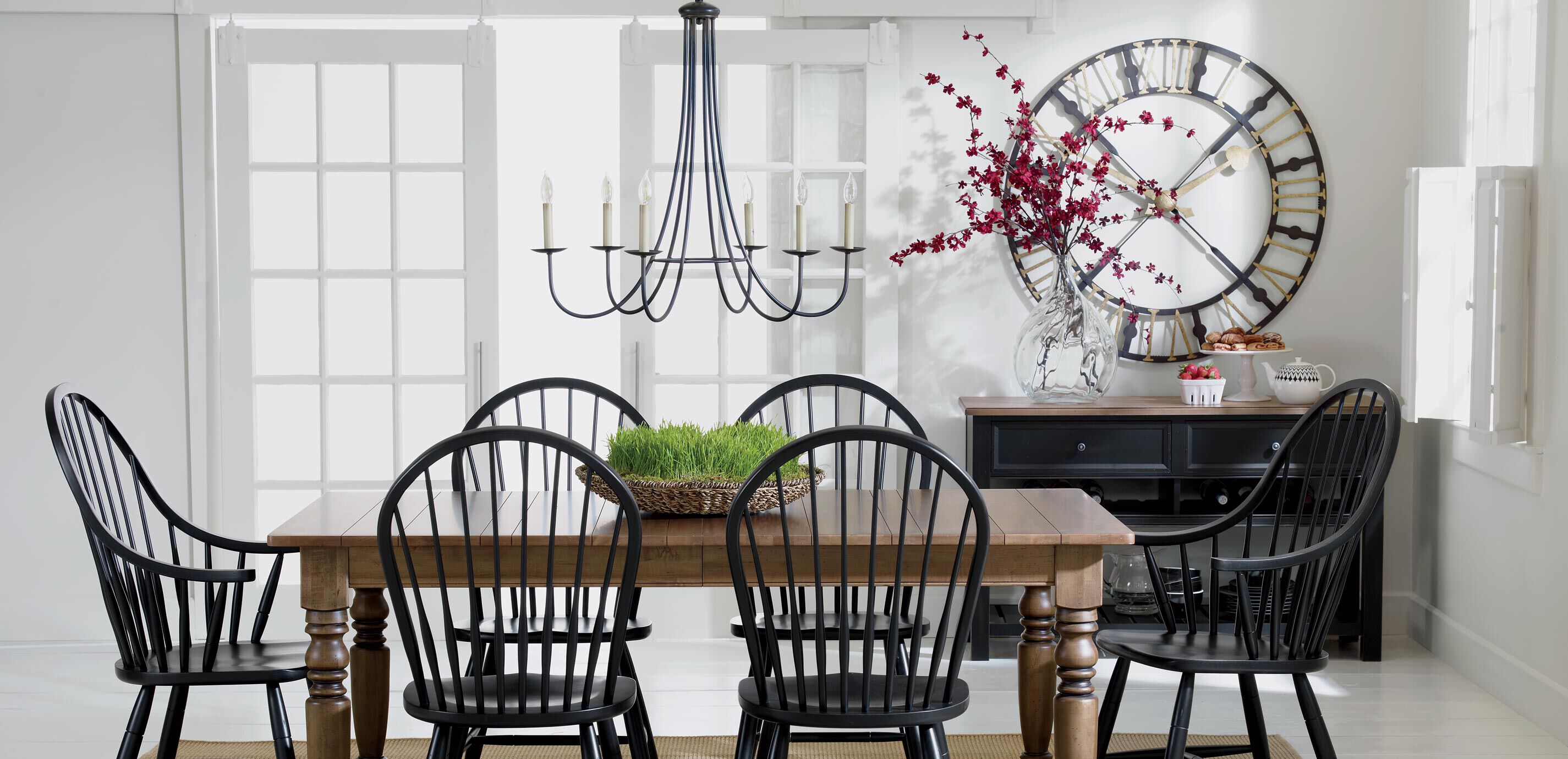 Gilbert Windsor Dining Armchair Black Windsor Chair Ethan Allen