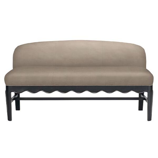 Leona Leather Bench