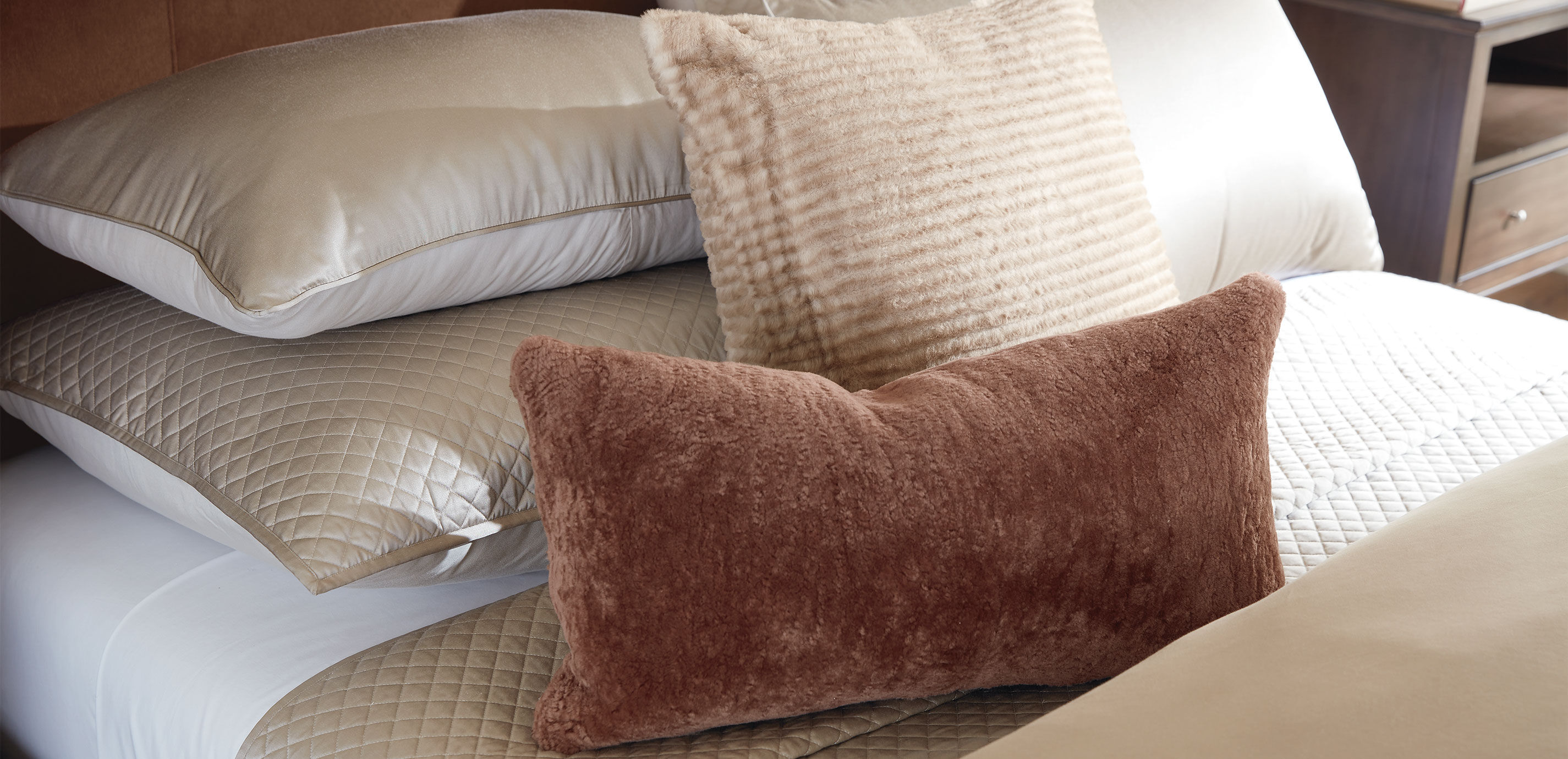 Salena Quilted Sham, Taupe_2