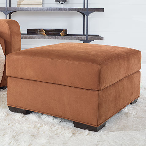 Kellan Modern Leather Ottoman Product Tile Hover Image 721080
