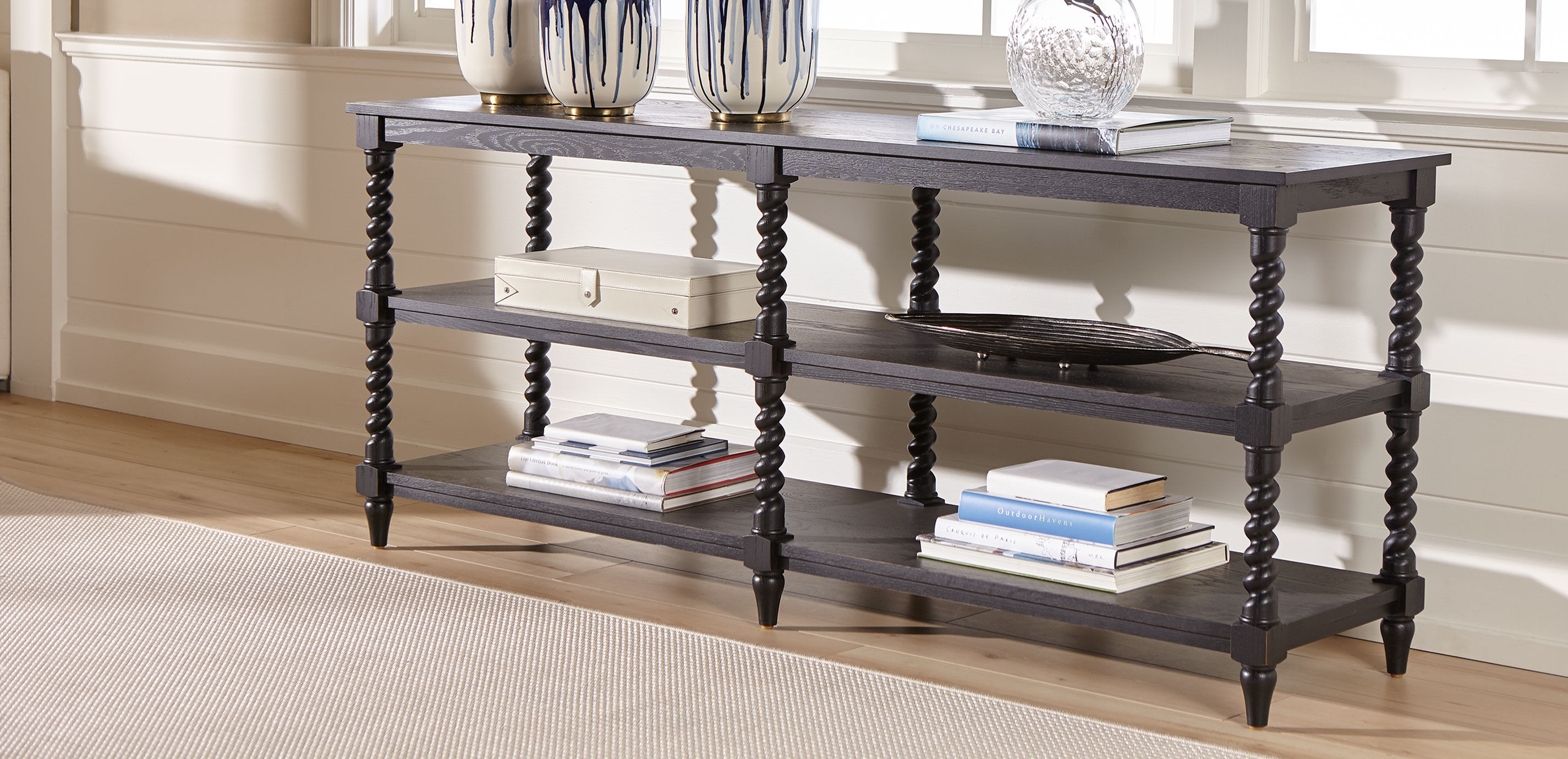 Barley twist shop console table