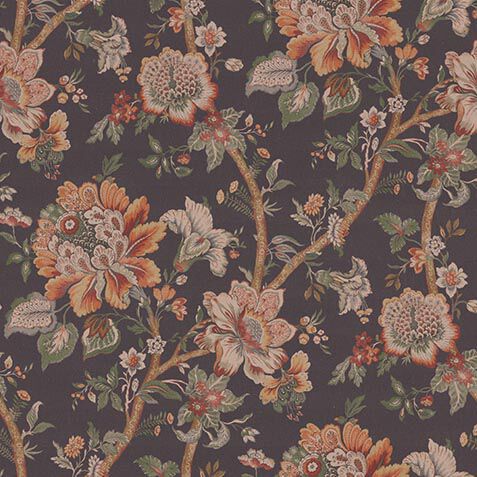 Georgina Charcoal Fabric By the Yard image