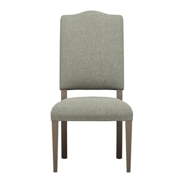 Hadley Dining Side Chair: Serpentine Back, Tapered Leg