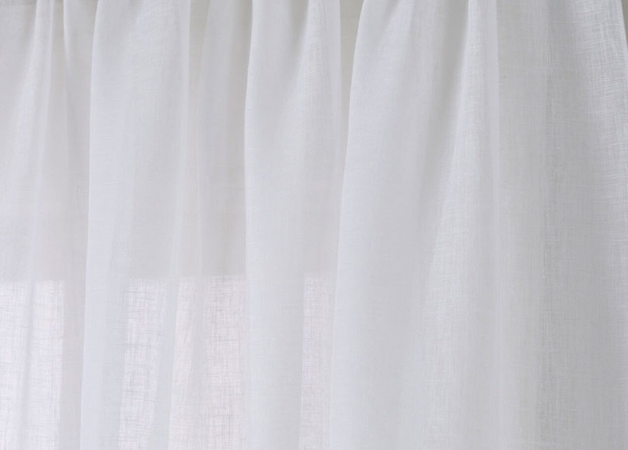 White Linen Sheer Fabric by the Yard | Ethan Allen