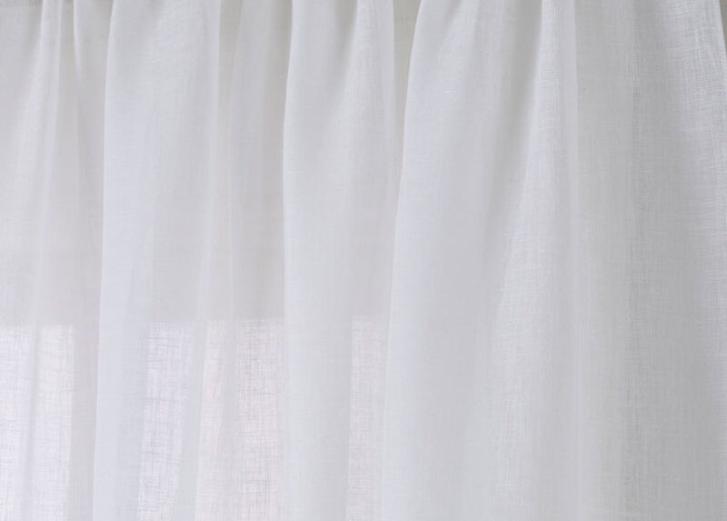 White Linen Sheer Fabric by the Yard | Ethan Allen