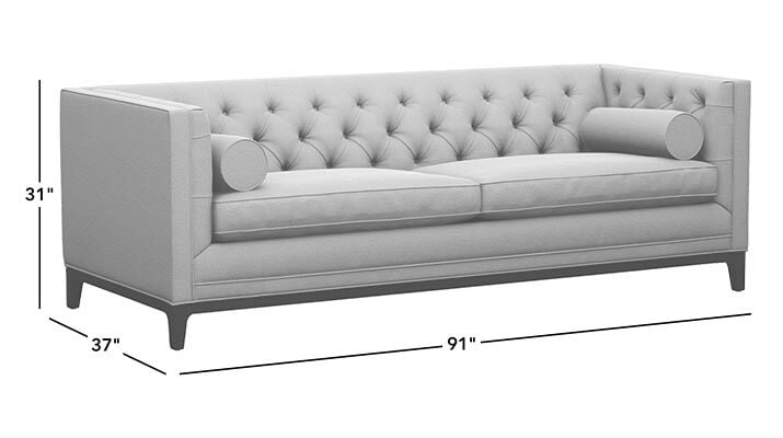 Anderson Sofa—Tuxedo Style, Shelter Arm | Ethan Allen