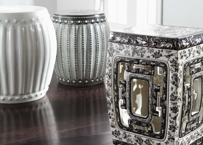 White Drum Table Accent Tables Ethan Allen