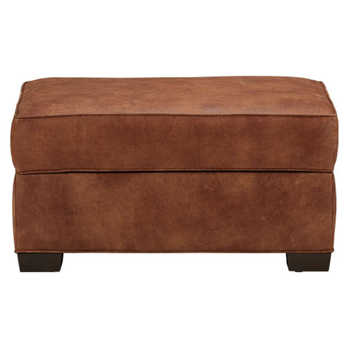 Spencer Leather Ottoman