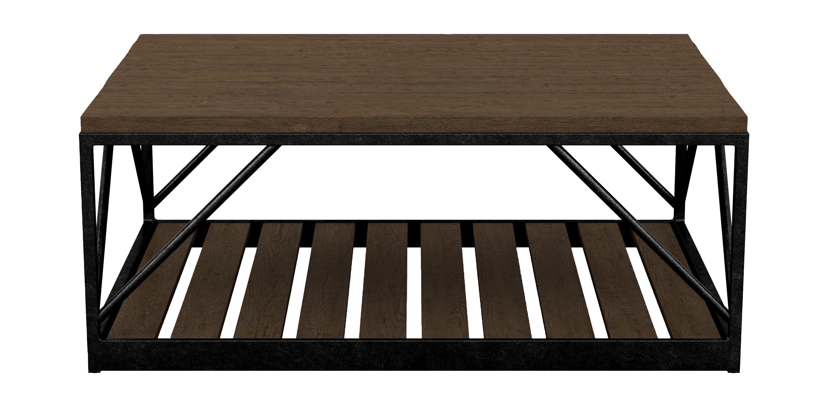 Beam Metal Base Coffee Table