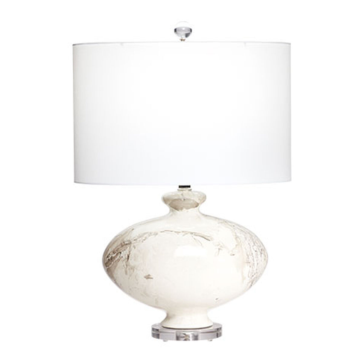 Giovanna Faux Marble Desk Lamp