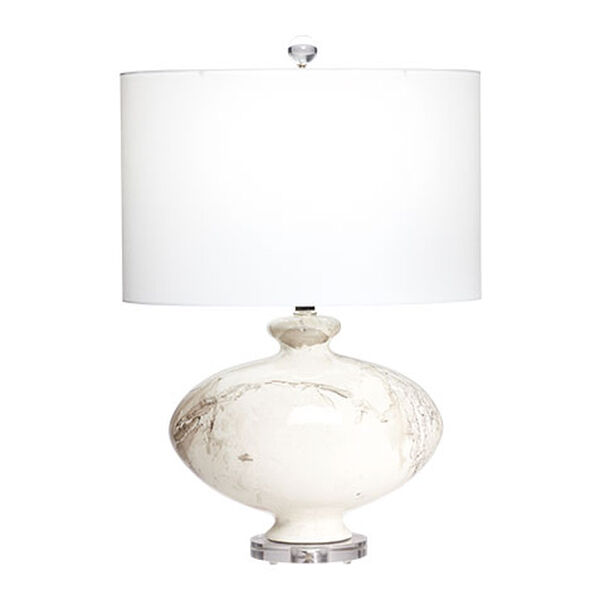 Giovanna Faux Marble Desk Lamp