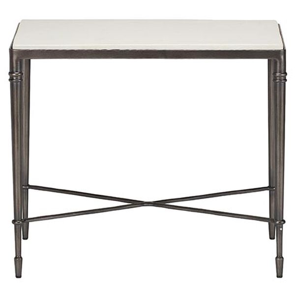 Valeria Stone-Top End Table