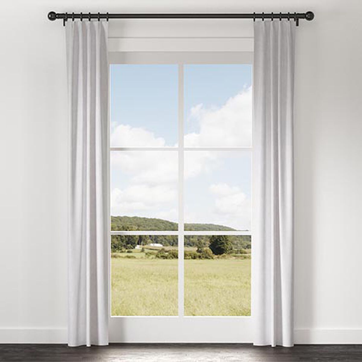 Satin Dupioni Drapery Panel