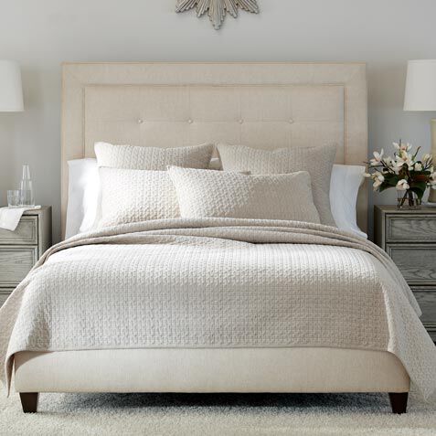Salena Velvet Coverlet and Sham, Taupe image