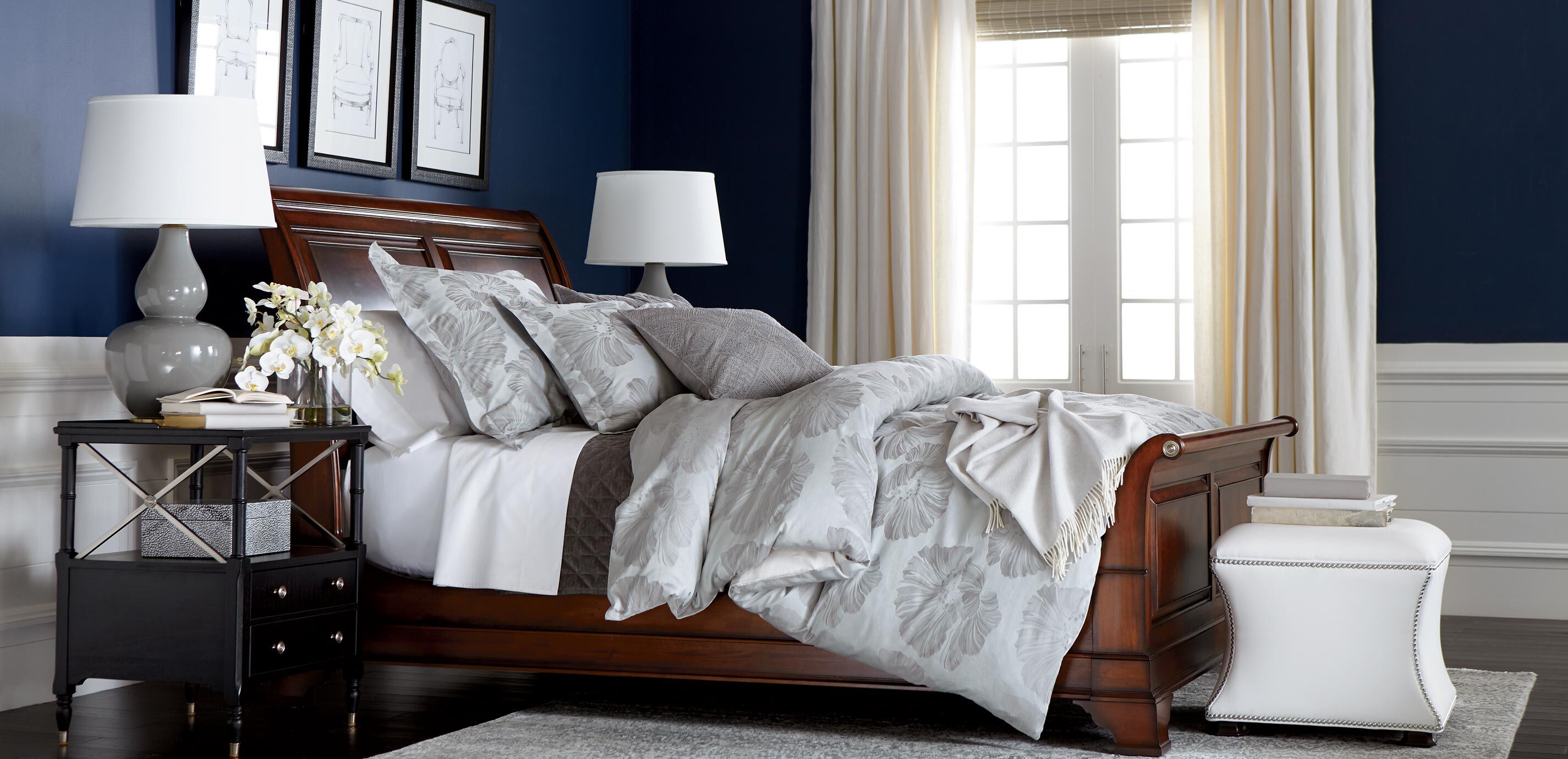 Corbin Ottoman Ottomans & Benches Ethan Allen