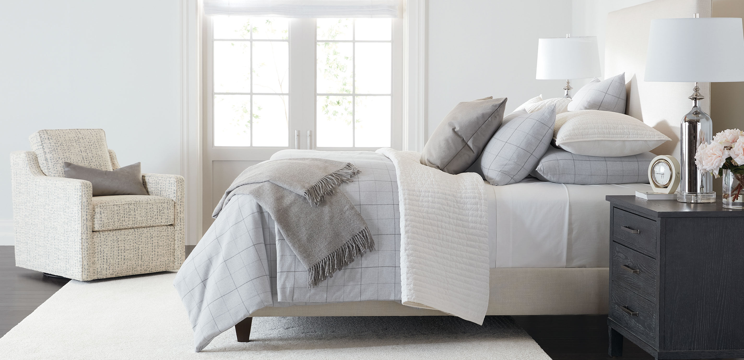 Garment-Dyed Quilted Sham with Channel Stitch_8