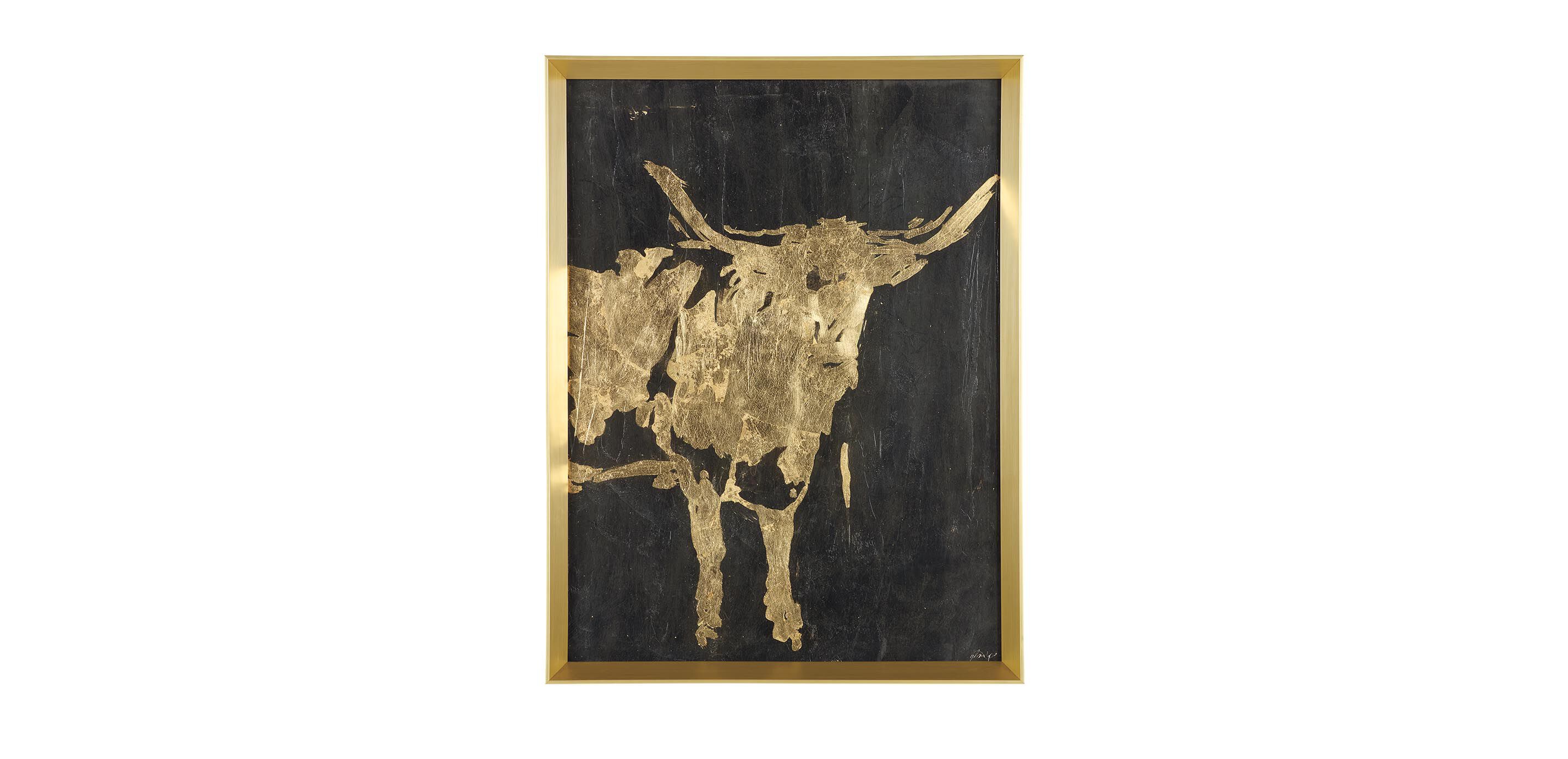 Gold Leaf Bull