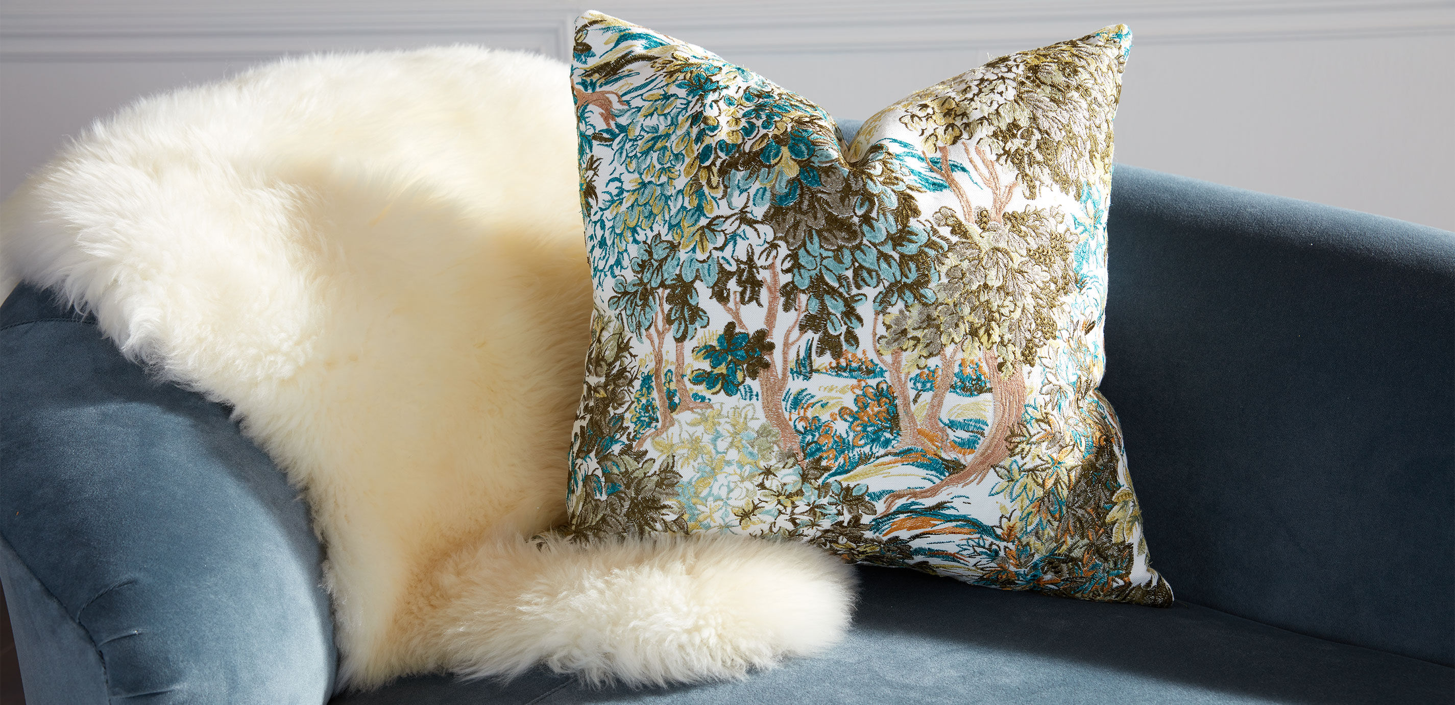 Enchanted Forest Embroidered Pillow_4